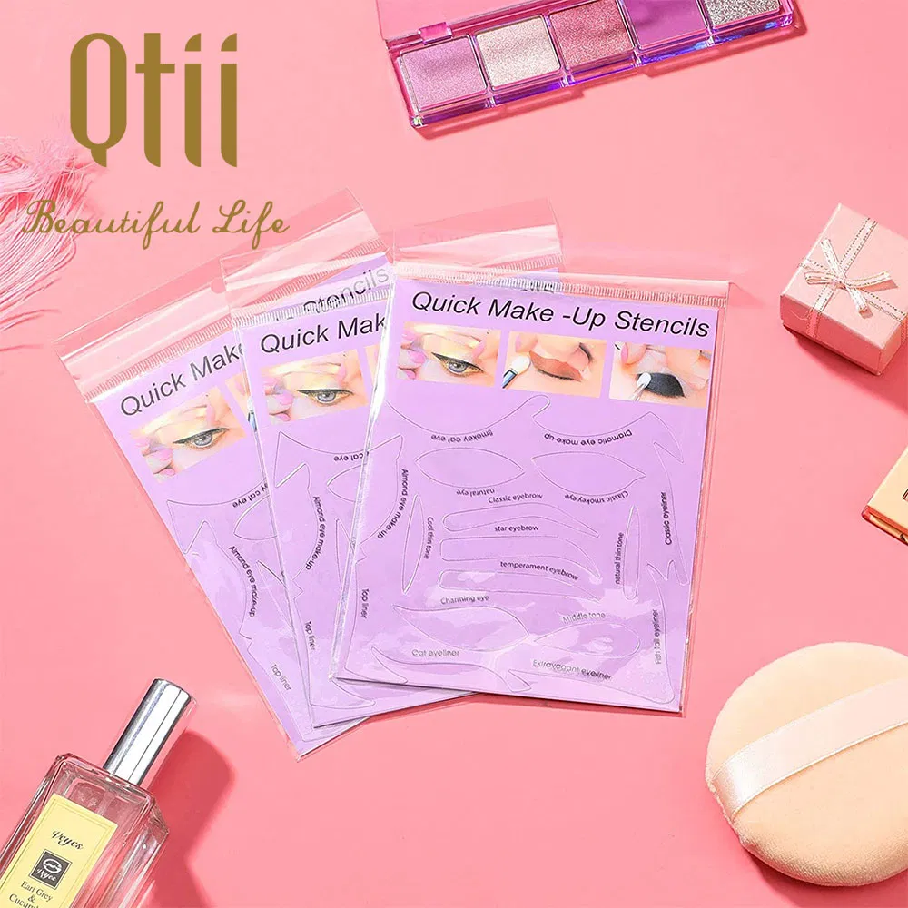 Quick Makeup Eyeliner Molds Eyeshadow Stencil Pad