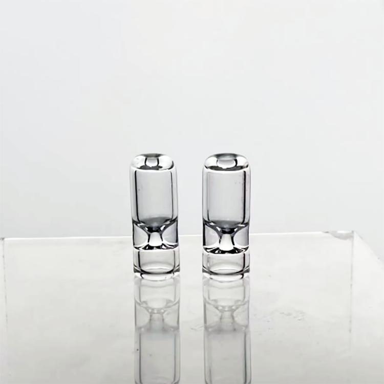 Custom Logo Flat and Round 10*30mm Glass Filter Tips