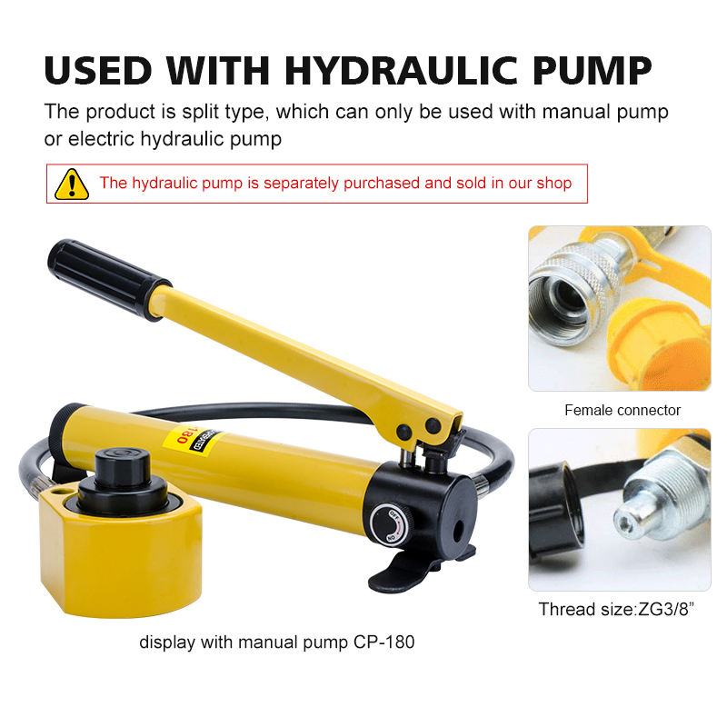 Fpy Series Electric Hand Hydraulic Cylinder Jack for Cars Tools