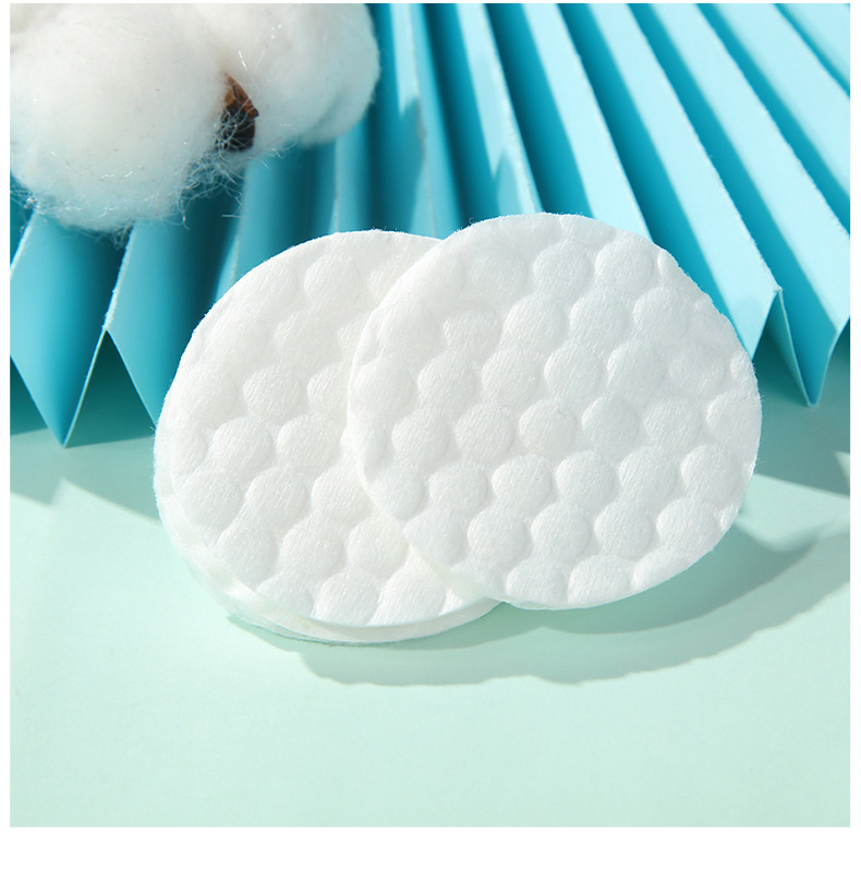 Customization Exfoliating Cotton Rounds 100% Cotton 100 Count Makeup Remover Pads