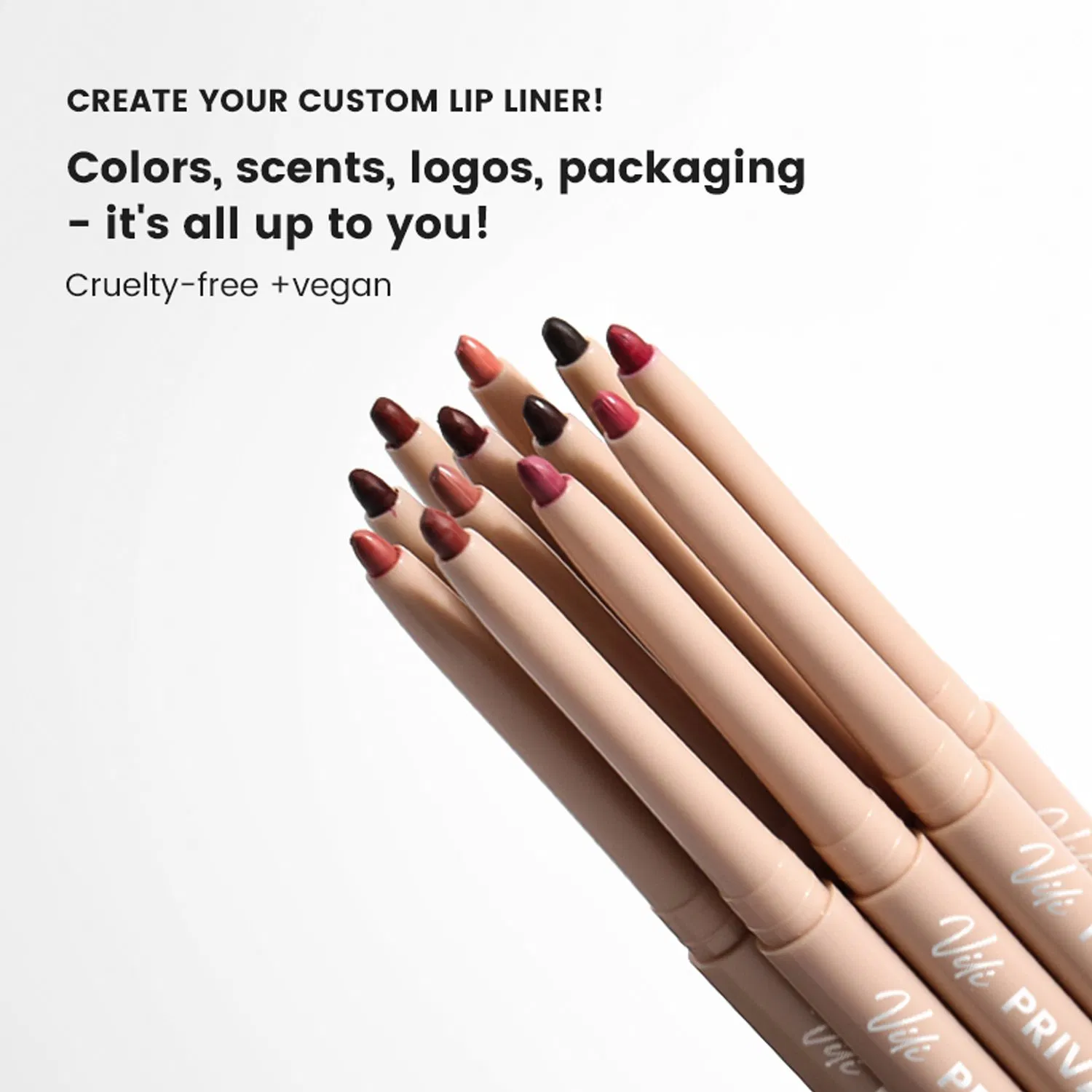 Waterproof Maquillaje Lipliner Supports Choose Color and Custom Logo Lip Liner Pencil