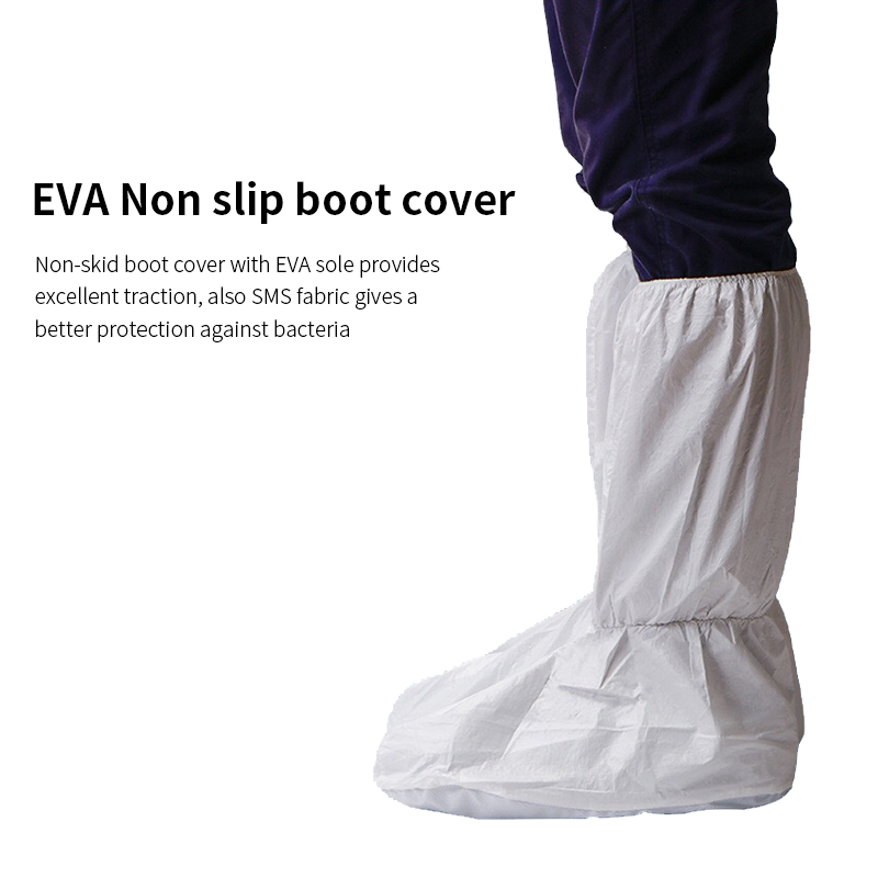 Wholesale Price Custom Unisex Disposable Waterproof Plastic Long Boots Cover for Breeding Livestock Household PE Shoe Cover