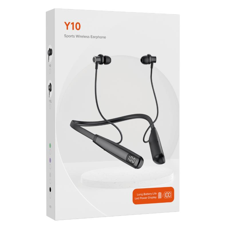 Наушники Y10 Bluetooth 5.0 с шейным ободком