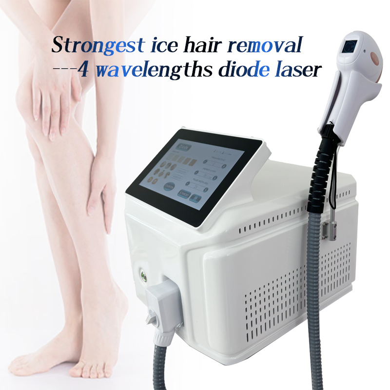 Best 2025 Ice Laser 4 Wavelengths Coherent Diode Laser Hair Removal 1064 808 755 Hair Removal Laser Beauty Salon Equipment