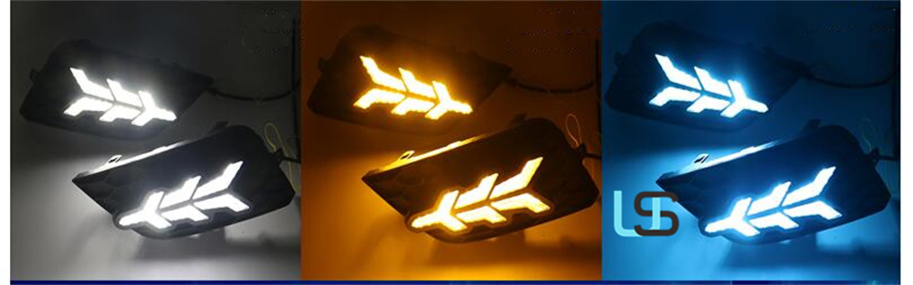 Дневные ходовые огни DRL LED для Nissan Sylphy 2016-2019