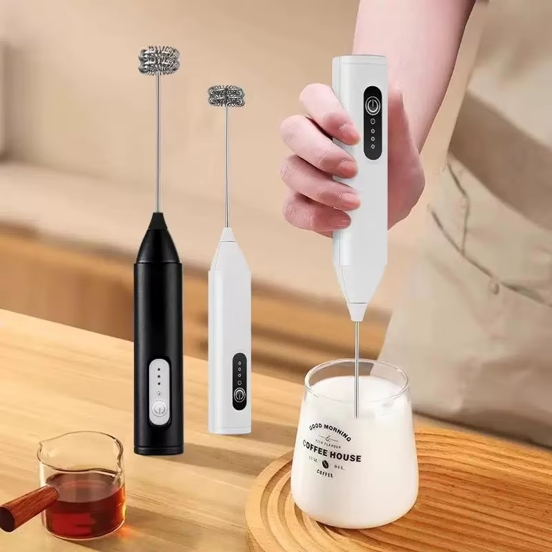 Customize USB Electric Milk Frother Handheld Coffee Foam Automatic Mixer for Matcha