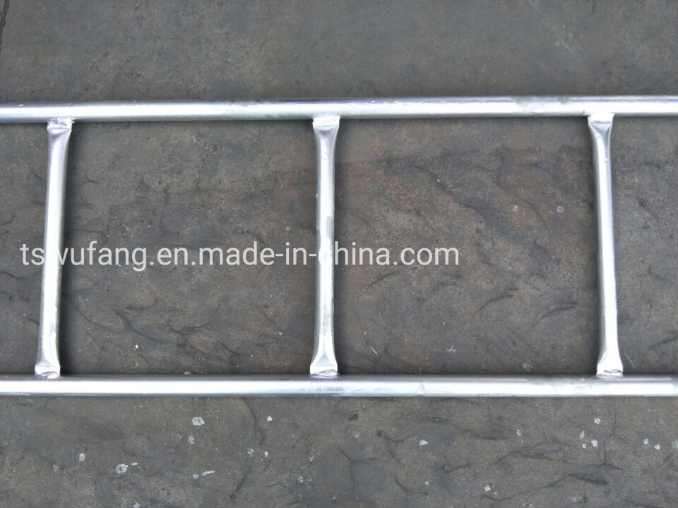 Galvanized Steel Staircase Ladders for Construction Sites