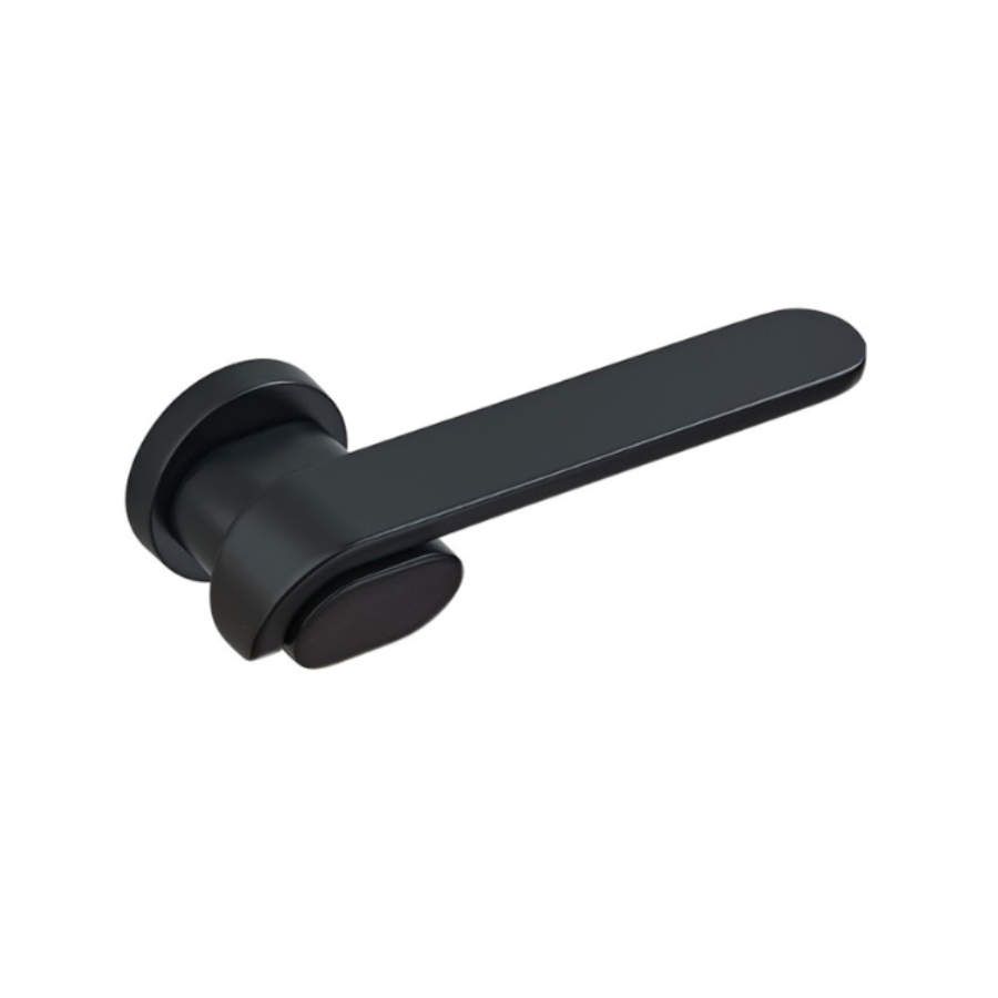 2022 Newest Popular Simple Design Modern Zinc Alloy Front Door Lever Handle on Rosette