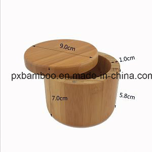 Kitchen Bamboo Seasoning Canister and Bamboo Storage Box