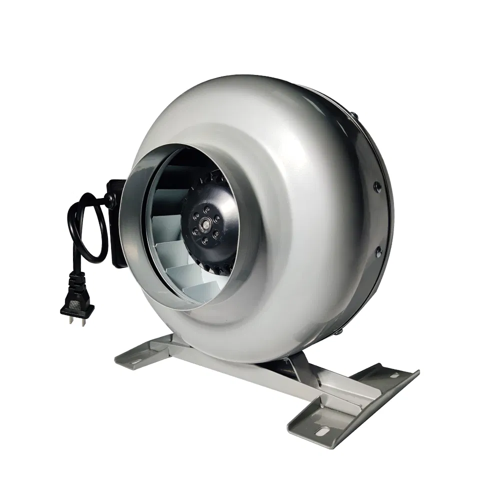 Kironmotor 200mm 220/230V Galvanized Plate Housing in-Line Duct Fan Ventilation Duct Fan