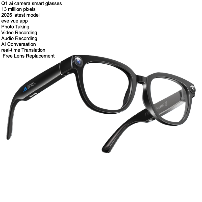 2026 Electrogromic Lenses Q1 13million Pixels Camera Ai Take photos Video Recording Chat Gpt Smart Glasses
