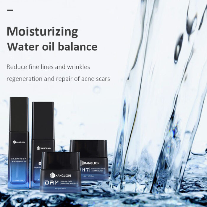 Skincare Face Cleanser Serum Moisturizer Cream Skincare Set for Men
