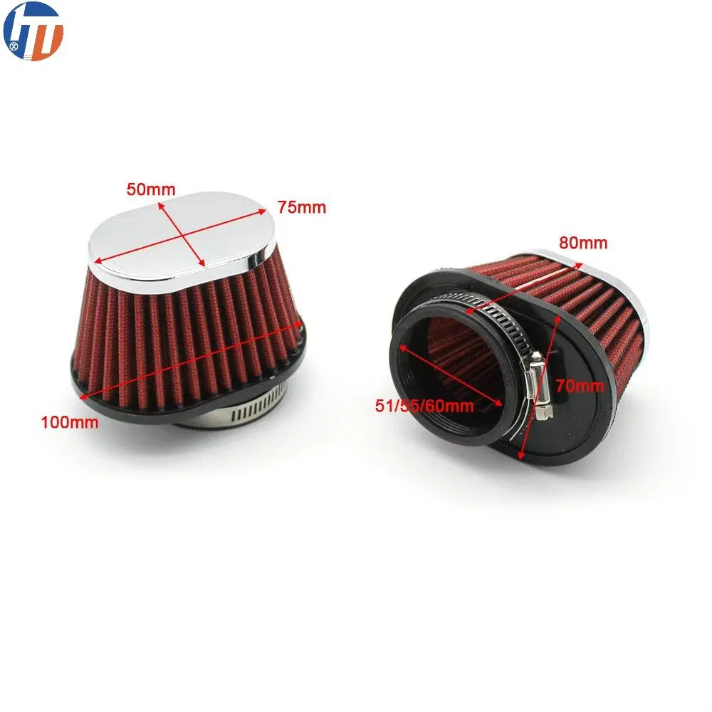 76mm 100mm Universal High Flow Mushroom Air Filter
