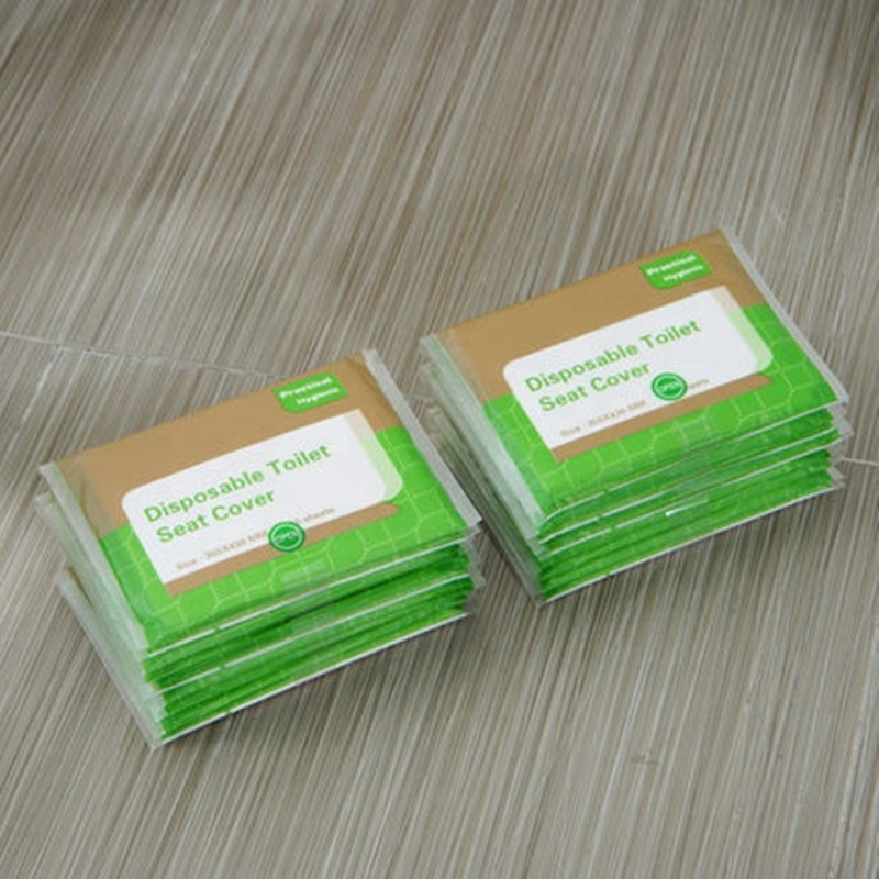 China Wholesale 1/24 Virgin 1ply Wallet Disposable Travel Pack Toilet Seat Cover
