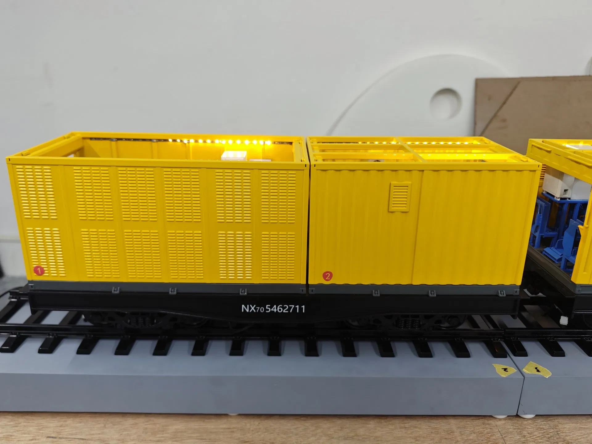 Train Model Container Transport Vehicle Model Proportional Vehicle Collection Model Making