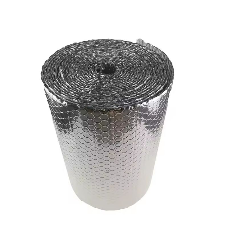 Modern Industrial Single Aluminium Foil Insulation Sheet 4mm Thick 60 Mtrs Length 1.2 Warehouse Heat Reflective Air Bubble