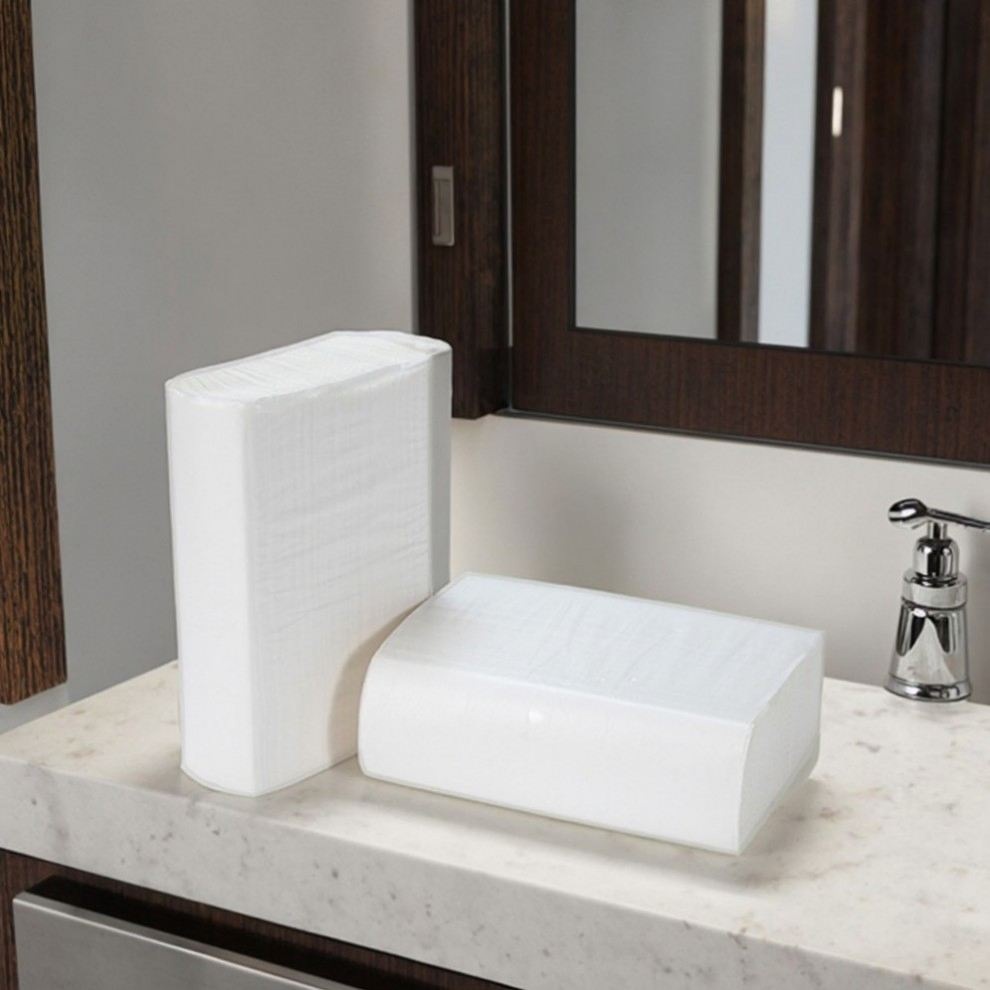 Wholesale OEM High Quality 2ply Multi-Purpose Use Centre Feed Blue Rolls Recycled Paper Hand Towels