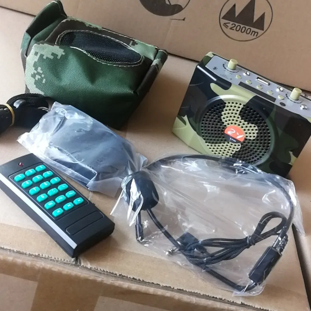E898 Remote Control Bird Caller TF/FM/Recording Camouflage Amplifier Wireless Bluetooth Speaker