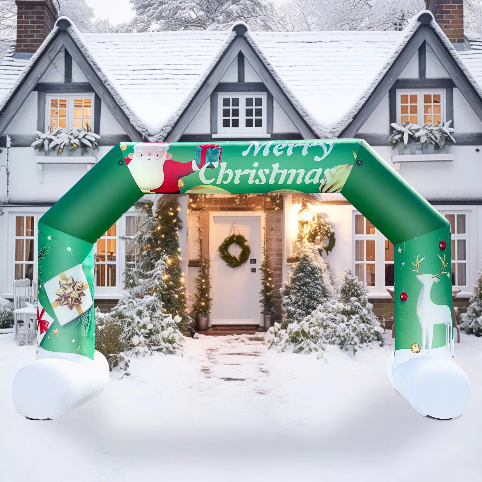 Inflatable Ornament Arch Christmas Decor Inflatable Arch Door