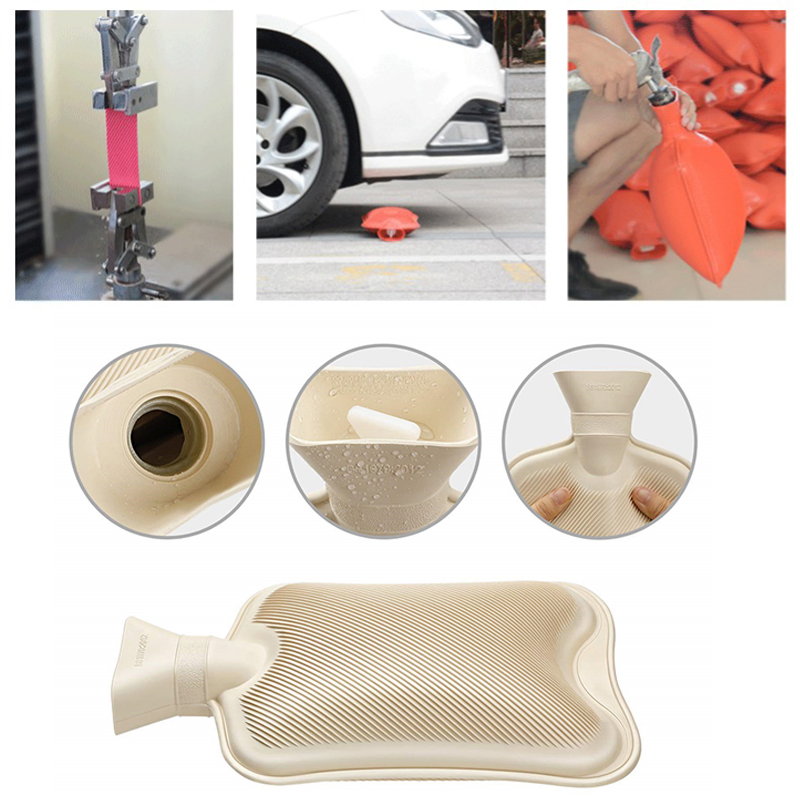 Luxury Own Design Giant Classic Rubber Hot Water Bottle Plush Hot Water Bag Cover