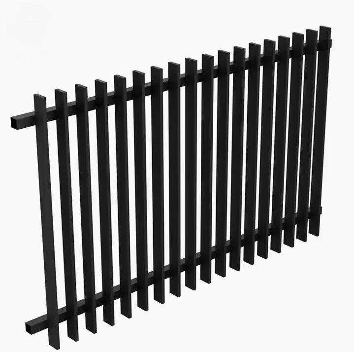 High Quality Outdoor Blade Fence Metal Garden Fence Ornamental Panels Fence Custom Fence