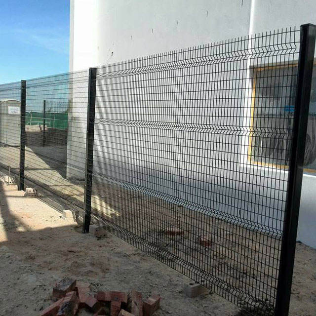 High Quality Security Curvy Welded Wire Bending PVC Coated 3D Mesh Fence Panels