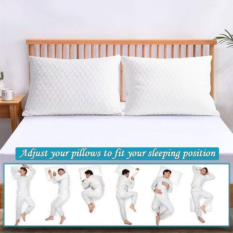 Excellent Comfort Shredded Memory Foam Firm Gel Pillows for Head Neck