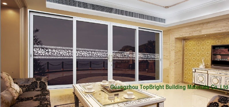 Low E Glass Aluminum Double Glazing Sliding Door