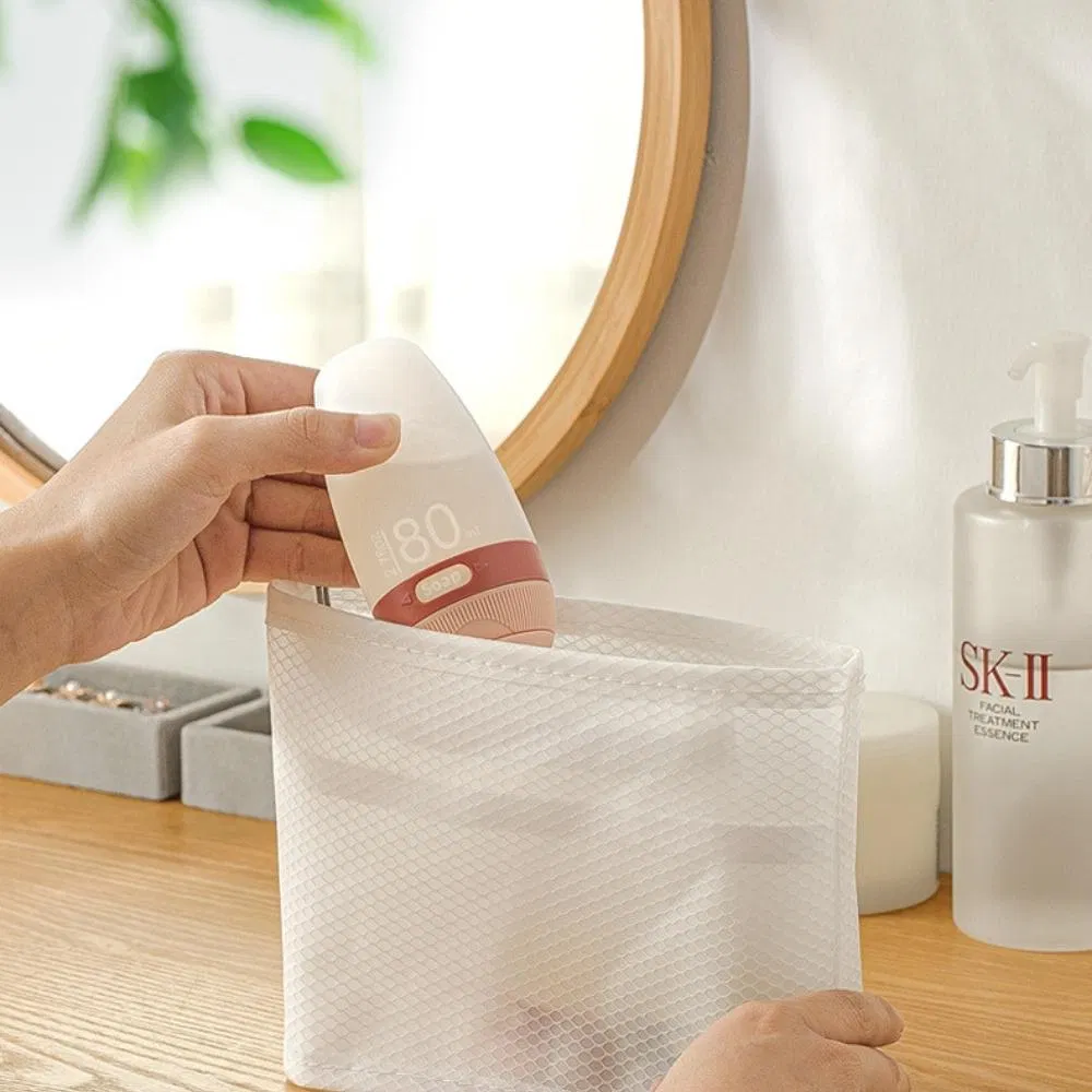 Portable Silicone Squeeze Bottle Plastic Refillable Travel Empty Dispenser with Cap Wyz19892