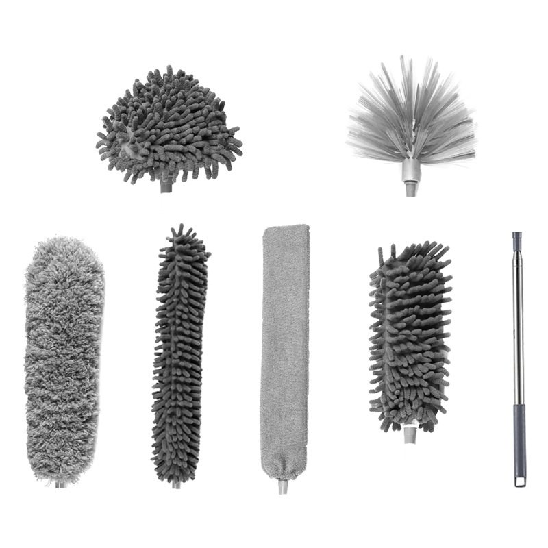 Microfiber Duster Cleaning Tools Set Chenille Brush