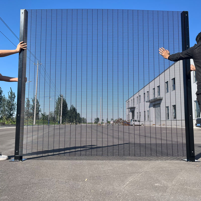 Custom Powder Coated 358 Mesh Anti-Climb Security Fencing