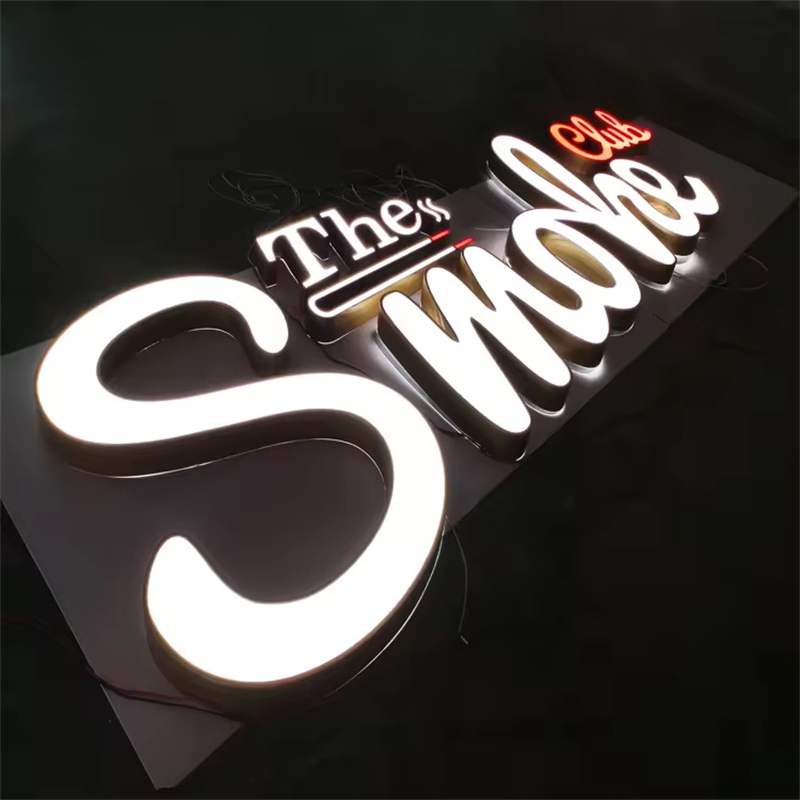 High Quality Custom Business Logo Sign 3D Letters Channel Letter Sign Signboards