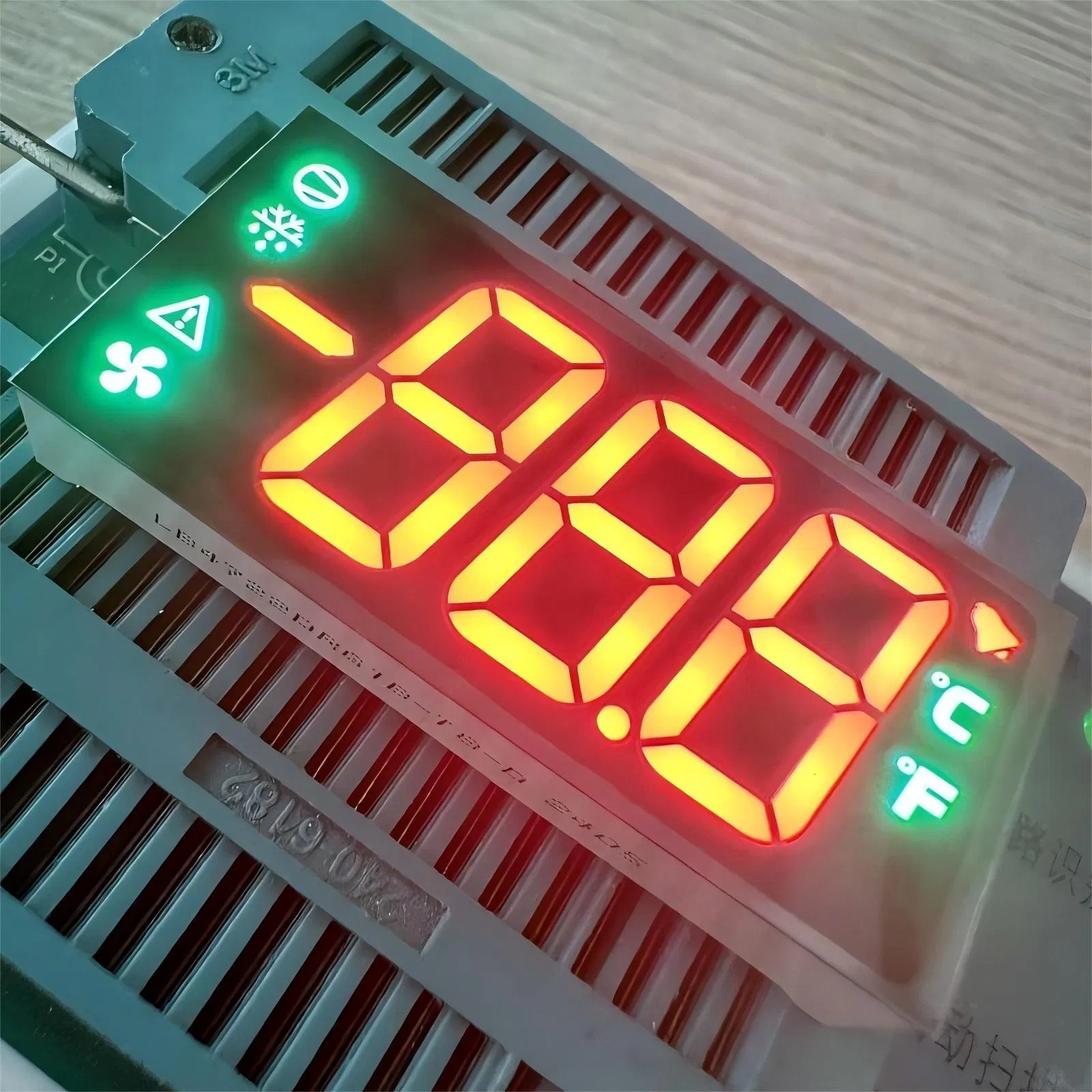 Ultra Bright Customized 3 Digit 7 Segment LED Display for Refrigerators
