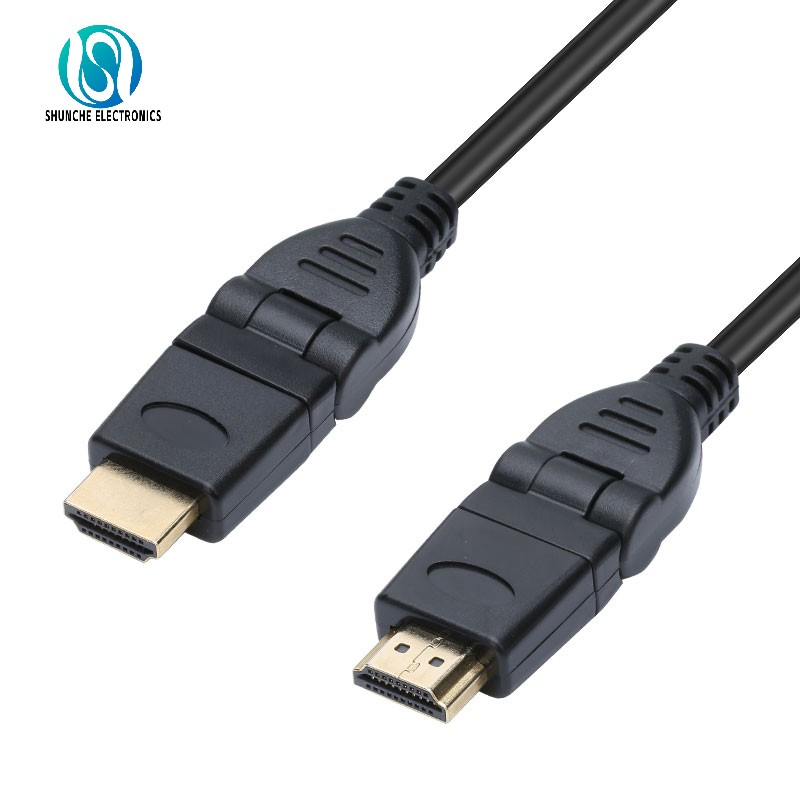 HDMI Cable1.4V a to a Black PVC Jacket 1080P 4K Speed Cable