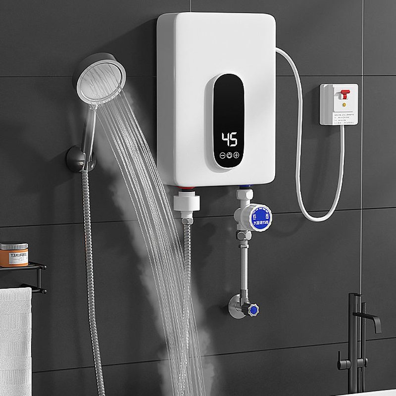 110V 220V Smart Shower Wall Mounted Instant Tankless Electric Water Heater