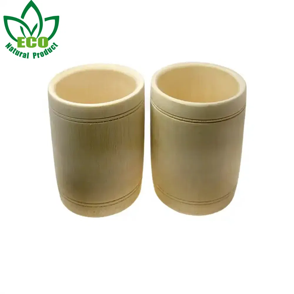 Кружка бумажная двойная с логотипом из бамбука