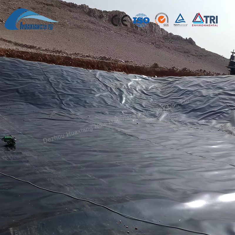 Factory Price High Quality Black 0.75mm Geomemenbrane Fish Pond Liner