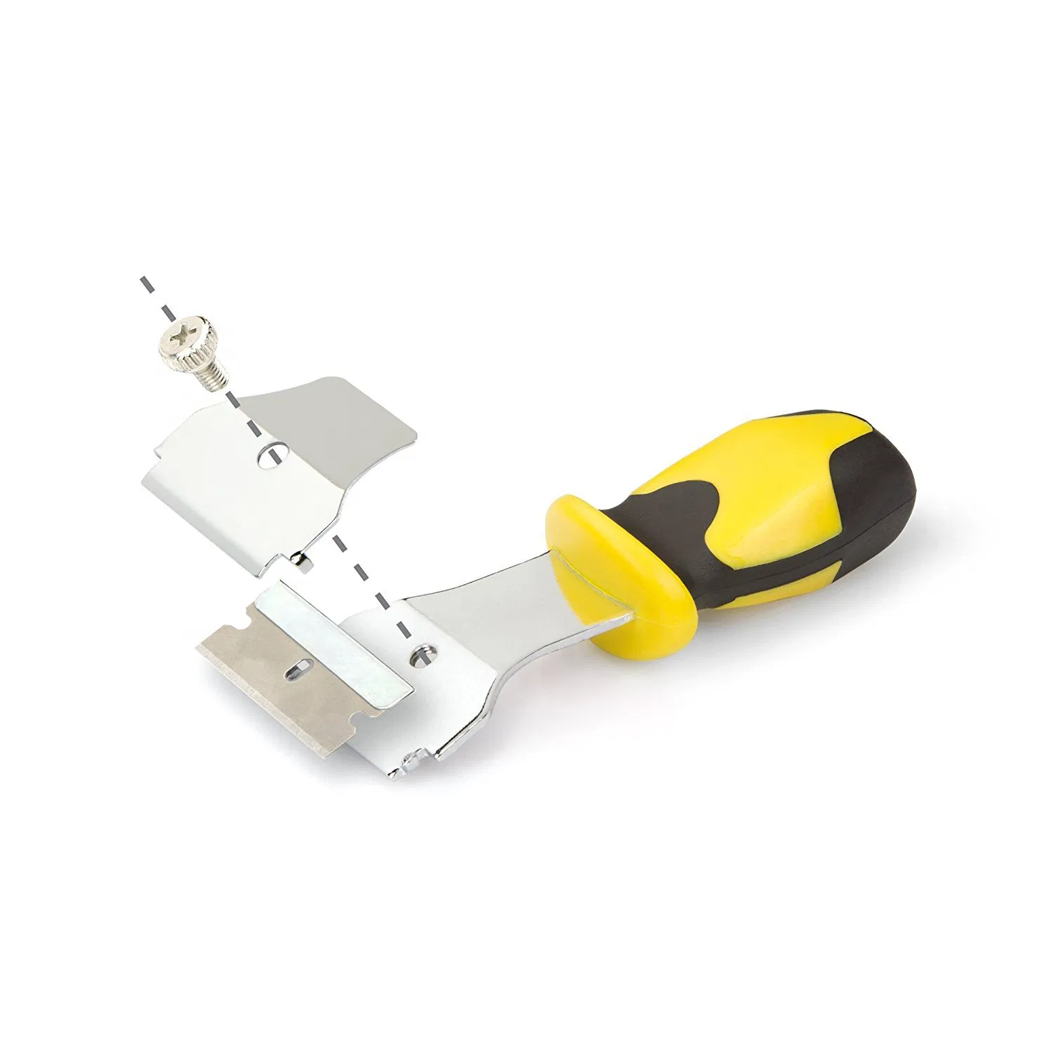 Hautine Cleaning Scraper Plastic Razor Scraper with Plastic Blades