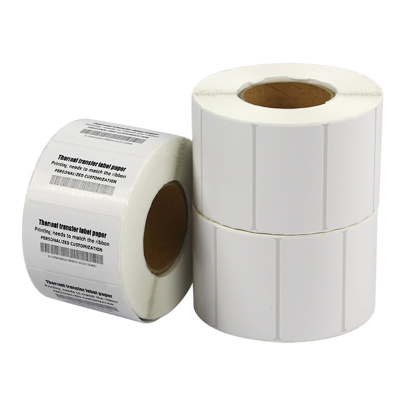 Customized Logo Printing on Barcode Label Roll Direct Thermal Barcode Sticker