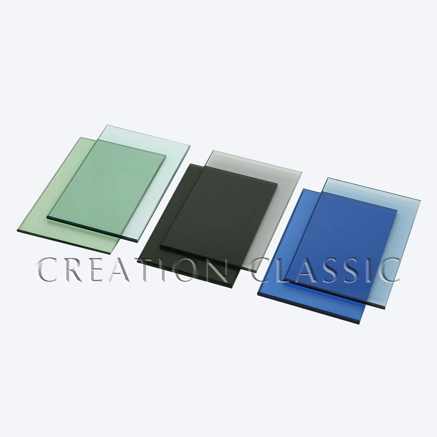 4-10mm Dark Grey Reflective Glass for Building with High Quality