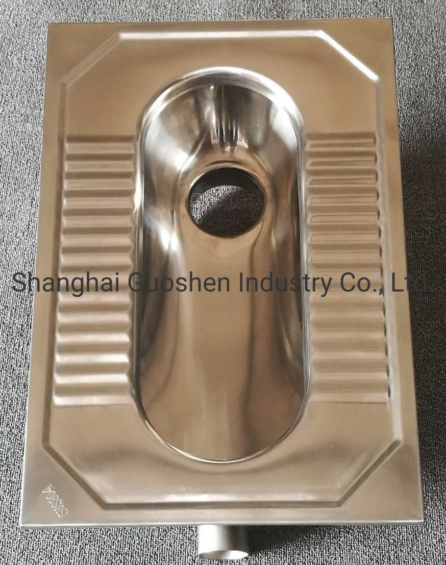 Hot Sale Top Quality Sanitary Ware Stainless Steel Squat Pan for Toilet 650X450