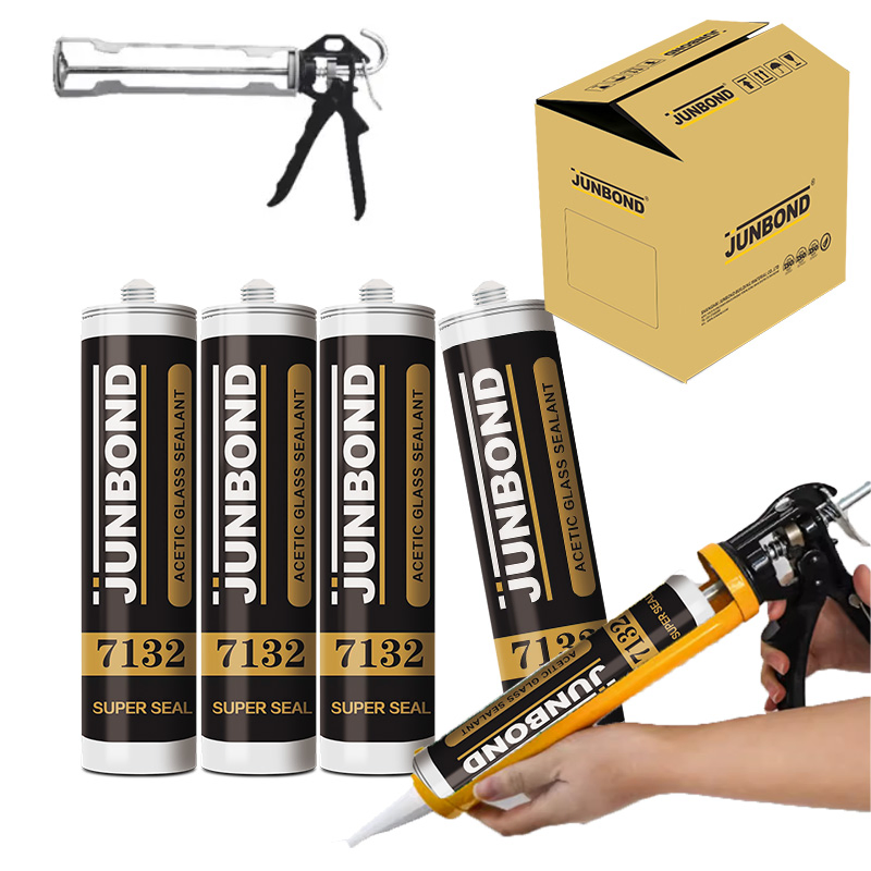 Weatherproof Acetoxy Cure Sealant for Big Panel Glass Silicone Sealant Manufacturer