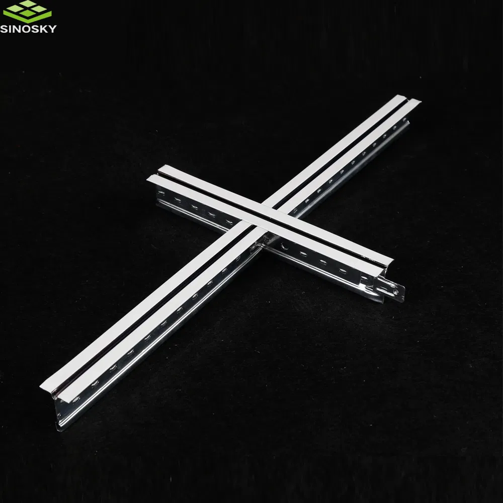 Fire Resistant Suspended False Ceiling Tiles & Accessories, Metal Galvanized Suspended T-Grid