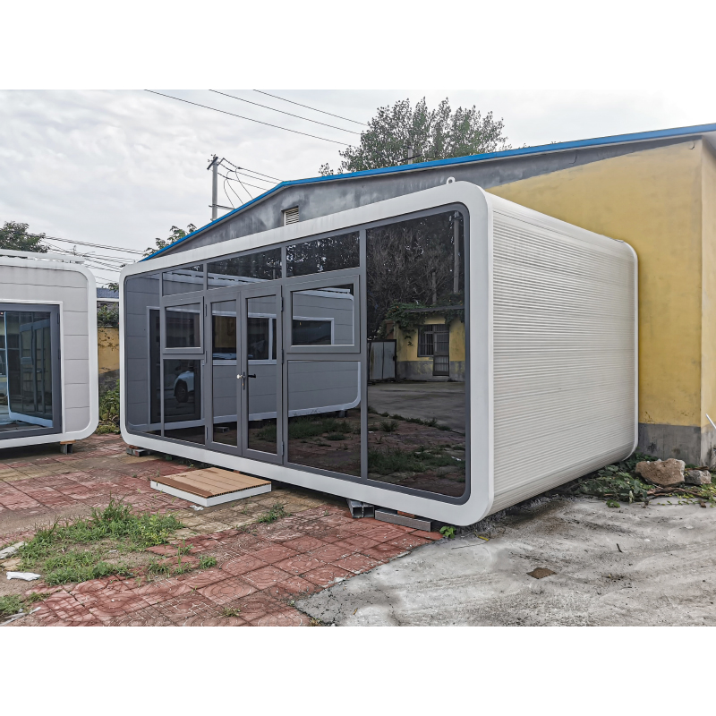 Beach Hotel Homestay Prefabricated Space Modular Apple Cabin Container House
