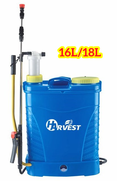 Agricultural Garden Farm Agrochemical Disinfection Backpack Sterilization Power Knapsack 2 in 1 Manual and Battery Electric Sprayer (HBX-20M)