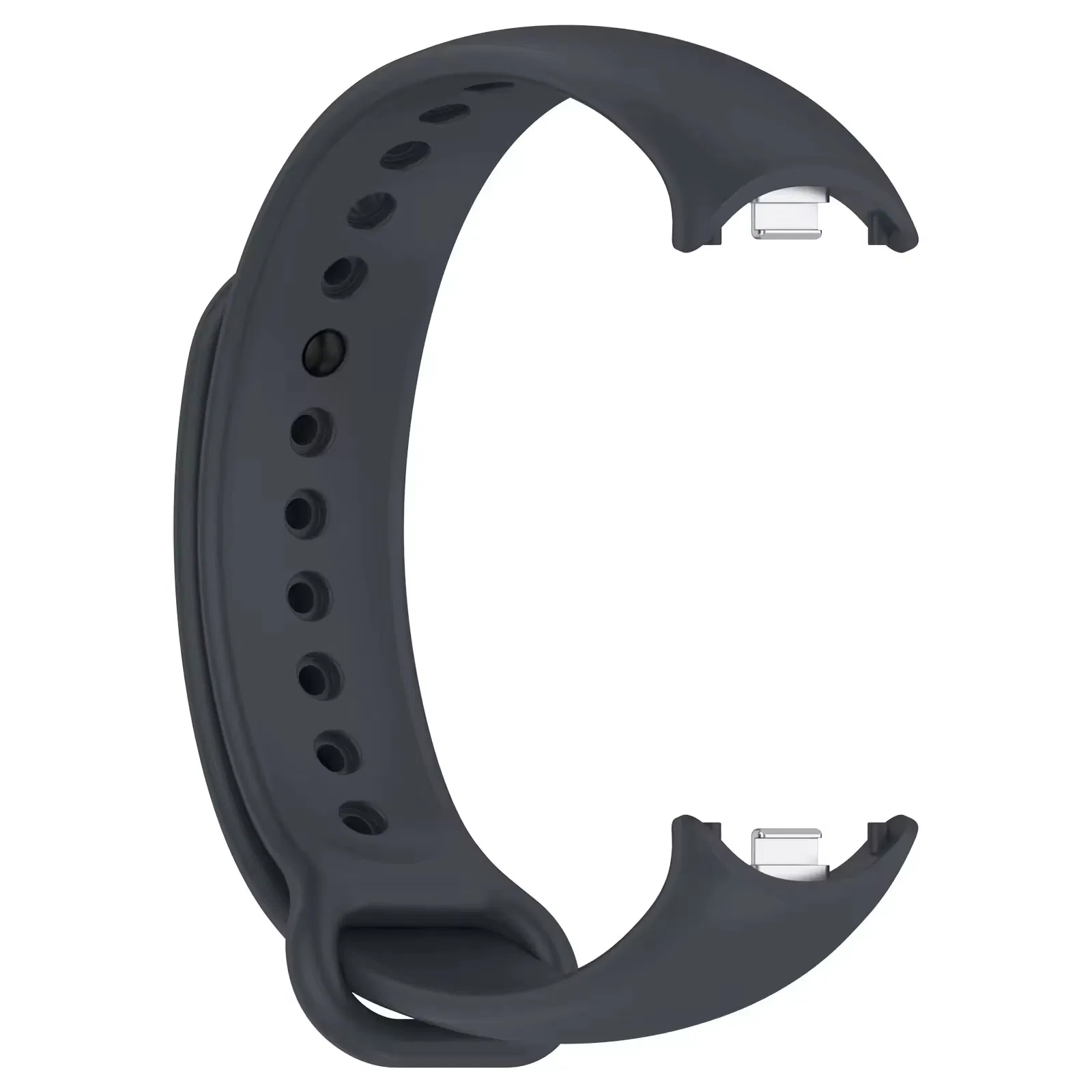 Silicone Strap for Xiaomi Mi Band 10 9 8 Strap NFC Sport Rubber Bracelet Wristband Belt Xiaomi Smart Band 8 9 Metal Connector