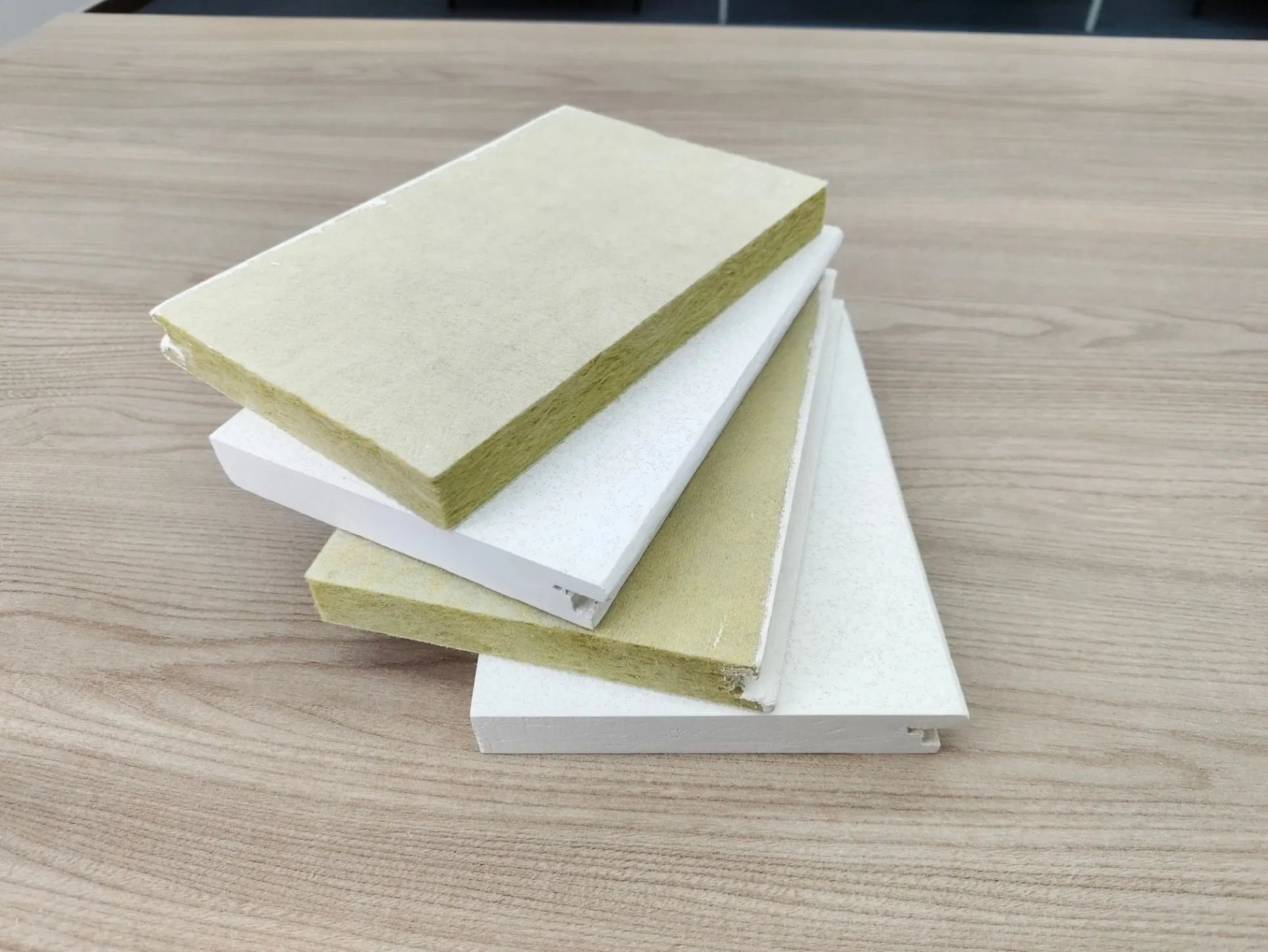 Nrc 0.9 Sound Insulation Fireproof Fully Concealed Edge Rockwool Suspended Ceiling Board