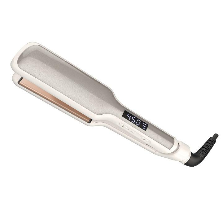Hot Sale Beige 2 Inch Professional Short Long Hair Electric Hair Straightener