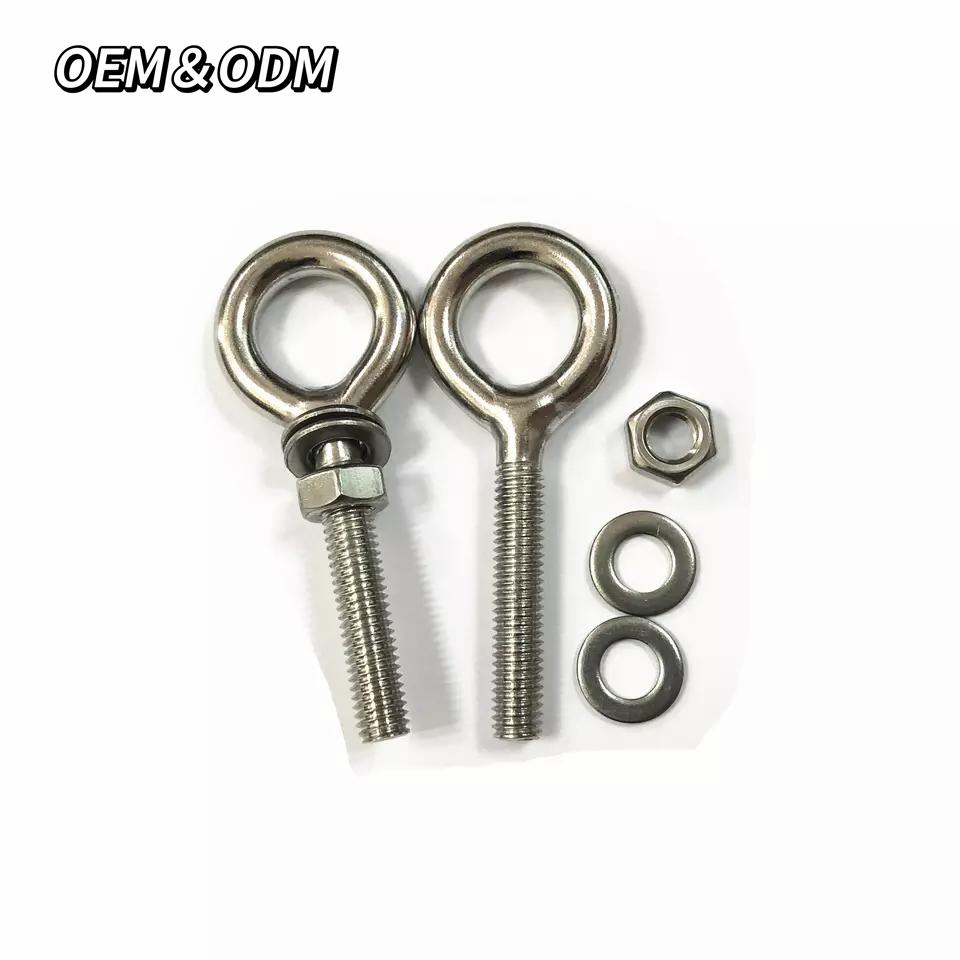 Lifting Bolt DIN580 M3 Forged Lifting Rigging Eye Bolt Anchor 316 304 Stainless Steel
