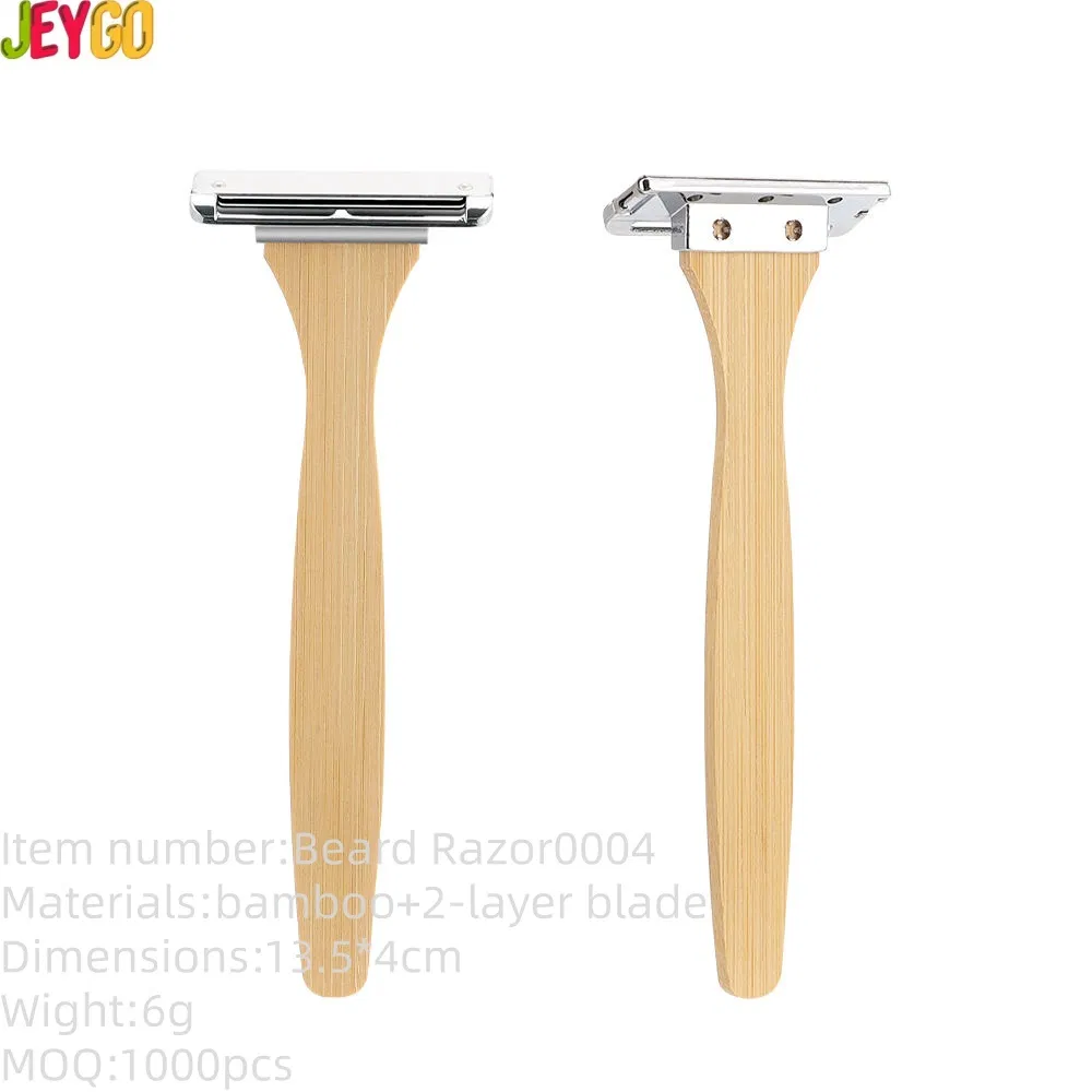 Eco-Friendly, Biodegradable Bamboo Razor. Non-Plastic Bamboo Razor, Suitable for Hotel or Everyday Use.